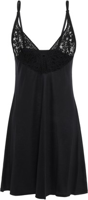 Wacoal Eternal Paneled Lace And Stretch-jersey Chemise