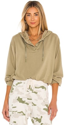 olive green hoodie women's