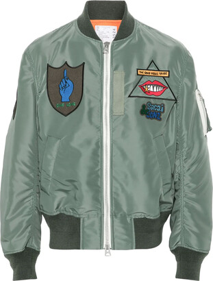 Sacai Gonz Zipped Bomber Jacket - ShopStyle