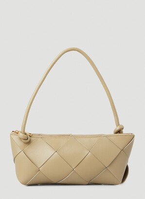 Bottega Veneta Baguette Pouch Handbag in Gold - ShopStyle Shoulder Bags