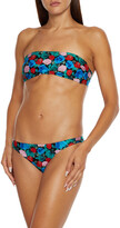 Thumbnail for your product : Vix Paula Hermanny Bella floral-print bandeau bikini top