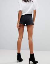 Thumbnail for your product : Replay High Rise Cut Off Denim Short
