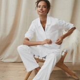 Thumbnail for your product : The White Company Cotton Classic Pyjama Set, White, XS