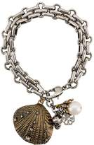 Thumbnail for your product : Alexander McQueen Seashell charm bracelet
