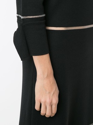 Gloria Coelho Knitted Mid-Lenght Dress