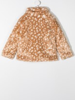 Thumbnail for your product : Emile et Ida Dotted Faux-Fur Jacket