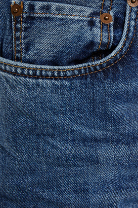 Acne Studios Log Faded High-rise Straight-leg Jeans