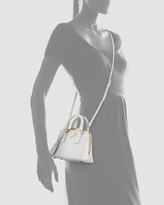 Thumbnail for your product : Prada Mini Saffiano Promenade Bag, White (Talco)