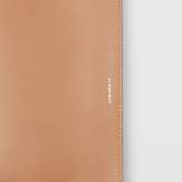 Thumbnail for your product : Burberry Medium Two-tone Leather Clutch