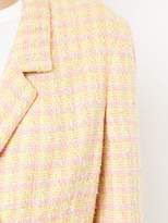 Thumbnail for your product : Chanel Pre Owned 1996 Plaid Double-Breasted Jacket