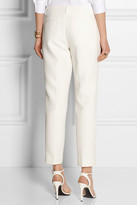 Thumbnail for your product : Fendi Cropped cotton-crepe tapered pants