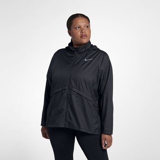 nike women's essential hooded running jacket