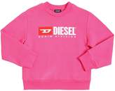 Thumbnail for your product : Diesel Kids Flocked Logo Cotton Sweatshirt