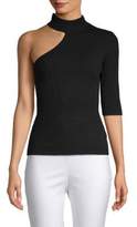 Thumbnail for your product : One-Shoulder Rib-Knit Top