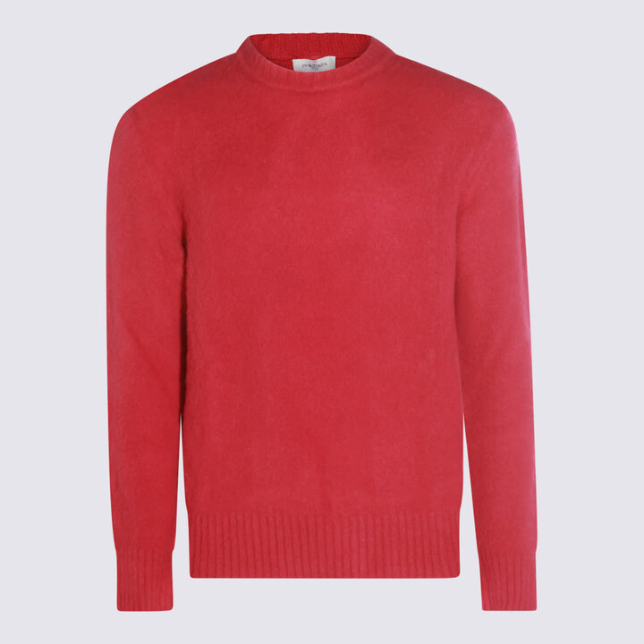Piacenza Cashmere Red Wool Knitwear