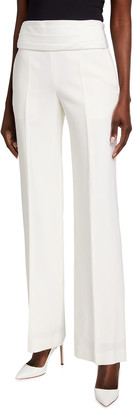 off white wool pants