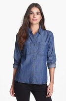 Thumbnail for your product : Eileen Fisher Denim Shirt (Regular & Petite)
