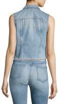 Thumbnail for your product : Rag & Bone Lou Light Wash Cropped Denim Vest