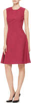 Thumbnail for your product : Lela Rose Printed Seamed Drop-Waist Dress