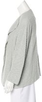 Thumbnail for your product : eskandar Linen-Blend Open Front Cardigan