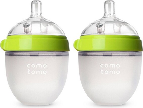 Comotomo ComotomoSiliconeBottle5-Oz(2Pack)-Green