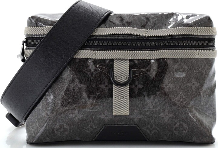 Black Louis Vuitton Monogram Eclipse Glaze Messenger Crossbody Bag