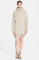 Thumbnail for your product : Helmut Lang Veneered Angora Blend Turtleneck Sweater