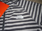 Thumbnail for your product : The North Face NWT Kids Striped Glacier Full Zip Hoodie 12 Grey 6 10 12 14 16 XS