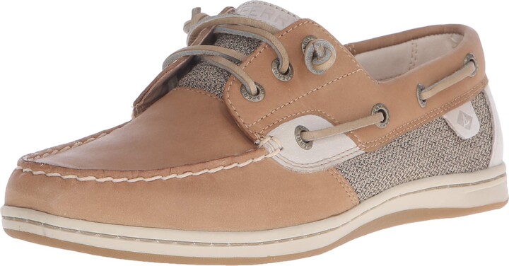 women's songfish chambray stripe boat shoe