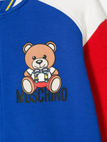 Thumbnail for your product : Moschino Kids colour block bomber jacket