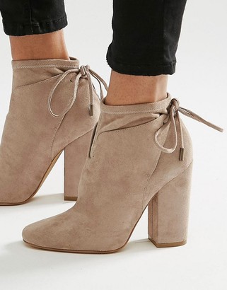 KENDALL + KYLIE Corset Tie Back Ankle Boot
