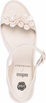 Thumbnail for your product : Viktor & Rolf x Melissa Blossom 80mm strappy sandals
