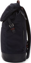 Thumbnail for your product : Paul Smith Navy Leather Trim Grosgrain Backpack
