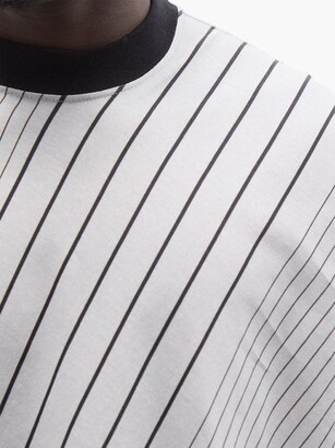 Noma t.d. Twist Striped Cotton-jersey T-shirt - Grey