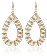 Thumbnail for your product : Crystal Pearl Gold Teardrop Hook Earrings