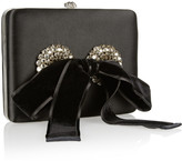 Thumbnail for your product : Alexander McQueen Embellished satin box clutch