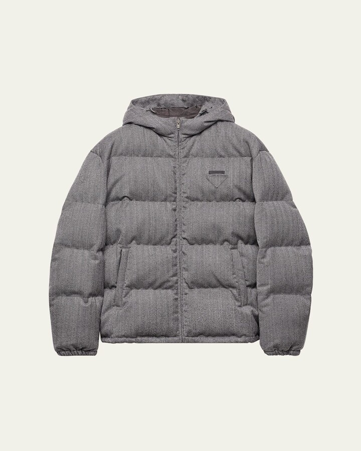 Prada Men's Chevron Down Jacket