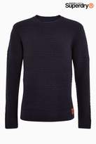 Thumbnail for your product : Next Mens Superdry Navy Seattle Crew Jumper
