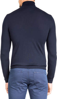 Isaia Merino Wool Turtleneck Sweater
