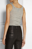 Thumbnail for your product : Isabel Marant Mae ribbed silk-jersey tank
