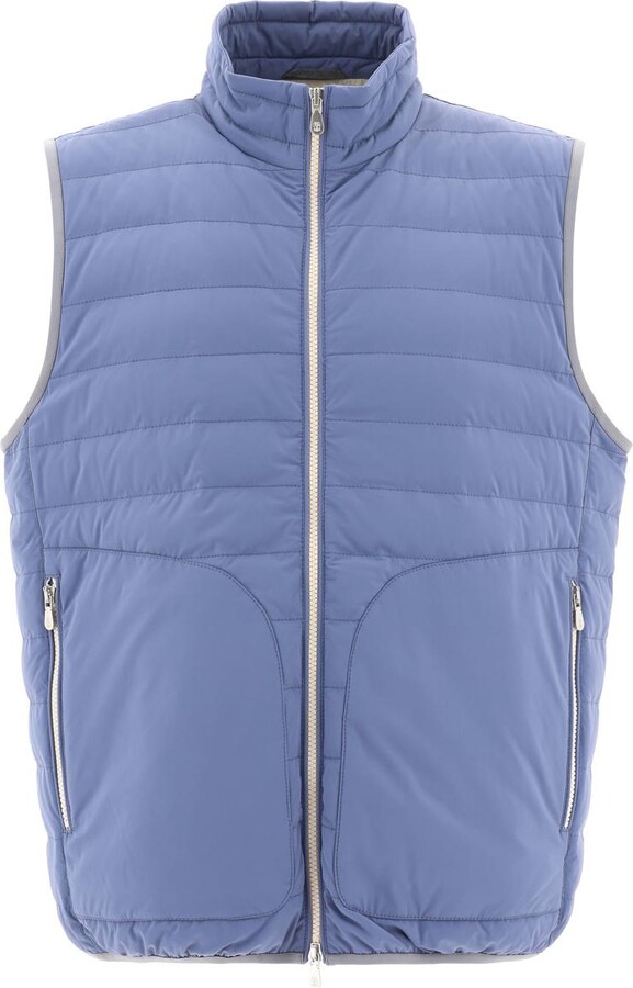 Mens Light Blue Vest | ShopStyle