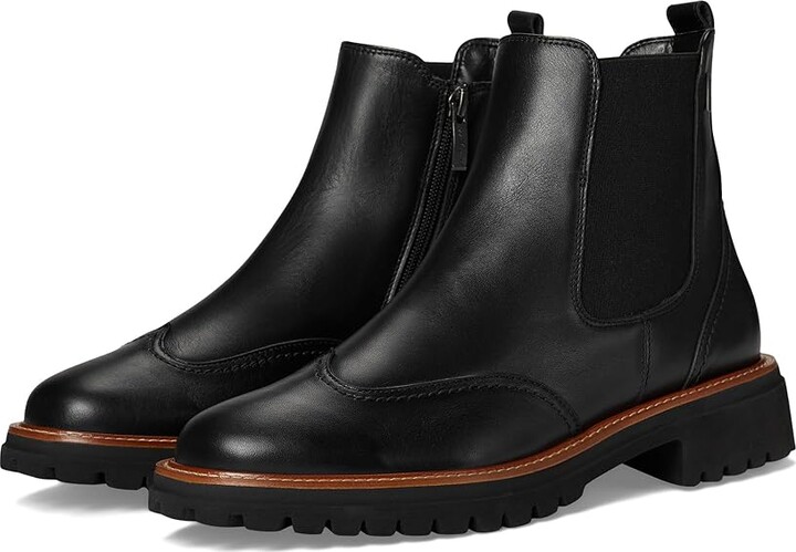 Paul Green Watson Boot Women's Boots Black Gore Leather : AT 4.5 (US Women's 7) M