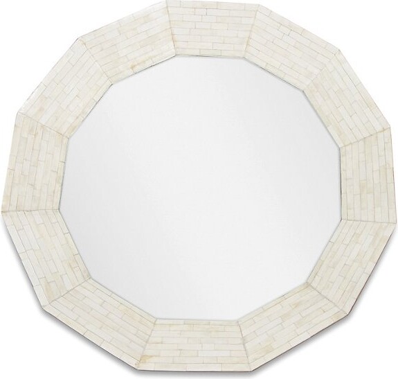 REGINA ANDREW Ares Bone Mirror in Brown