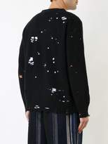Thumbnail for your product : Takahiromiyashita The Soloist destroyed jumper
