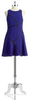 Thumbnail for your product : Betsey Johnson Mesh Accented Shift Dress