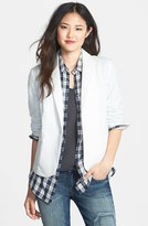 Thumbnail for your product : Olivia Moon Ruched Sleeve Jacket (Regular & Petite)
