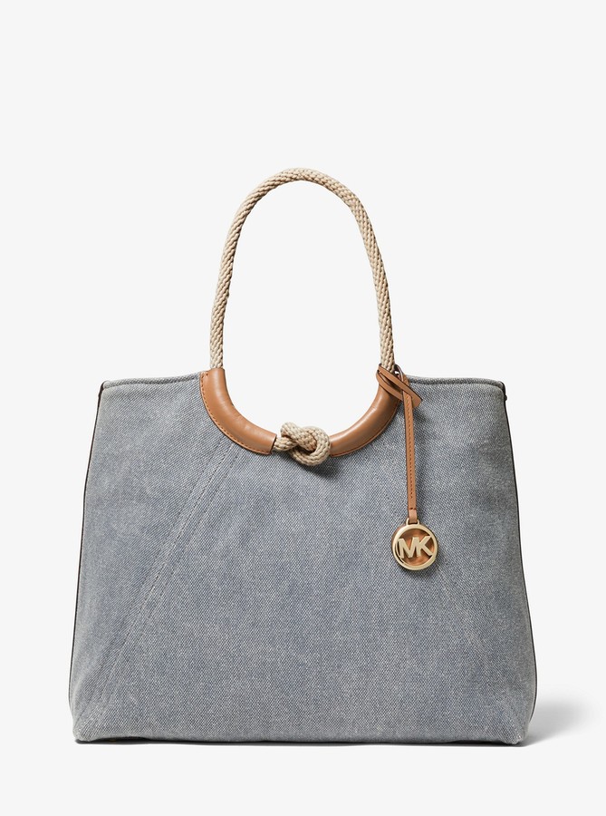 MICHAEL Michael Kors Isla Large Canvas Tote Bag ShopStyle