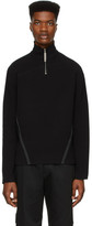 Thumbnail for your product : Spencer Badu Black Half-Zip Sweater