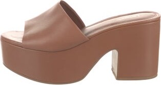 Larroude Leather Slides