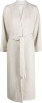 Virgin Wool-Cashmere Belted Coat 
